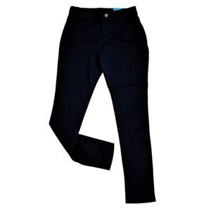 Riders Lee Women's Skinny Pull on Pants Black Comfort Classic Sz Small 30" Waist